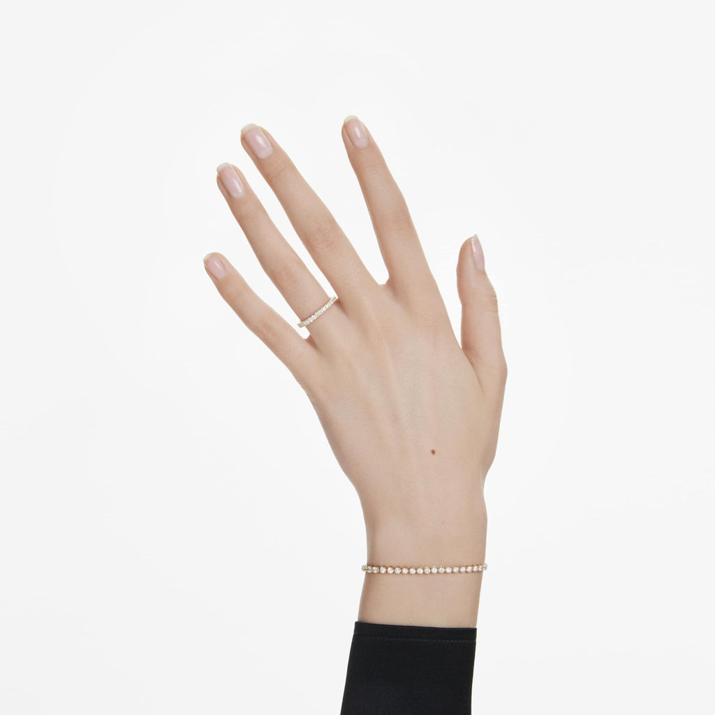 Swarovski Eternity band ring Lab-grown diamonds 0.4 ct tw, Round shape, 14K yellow gold