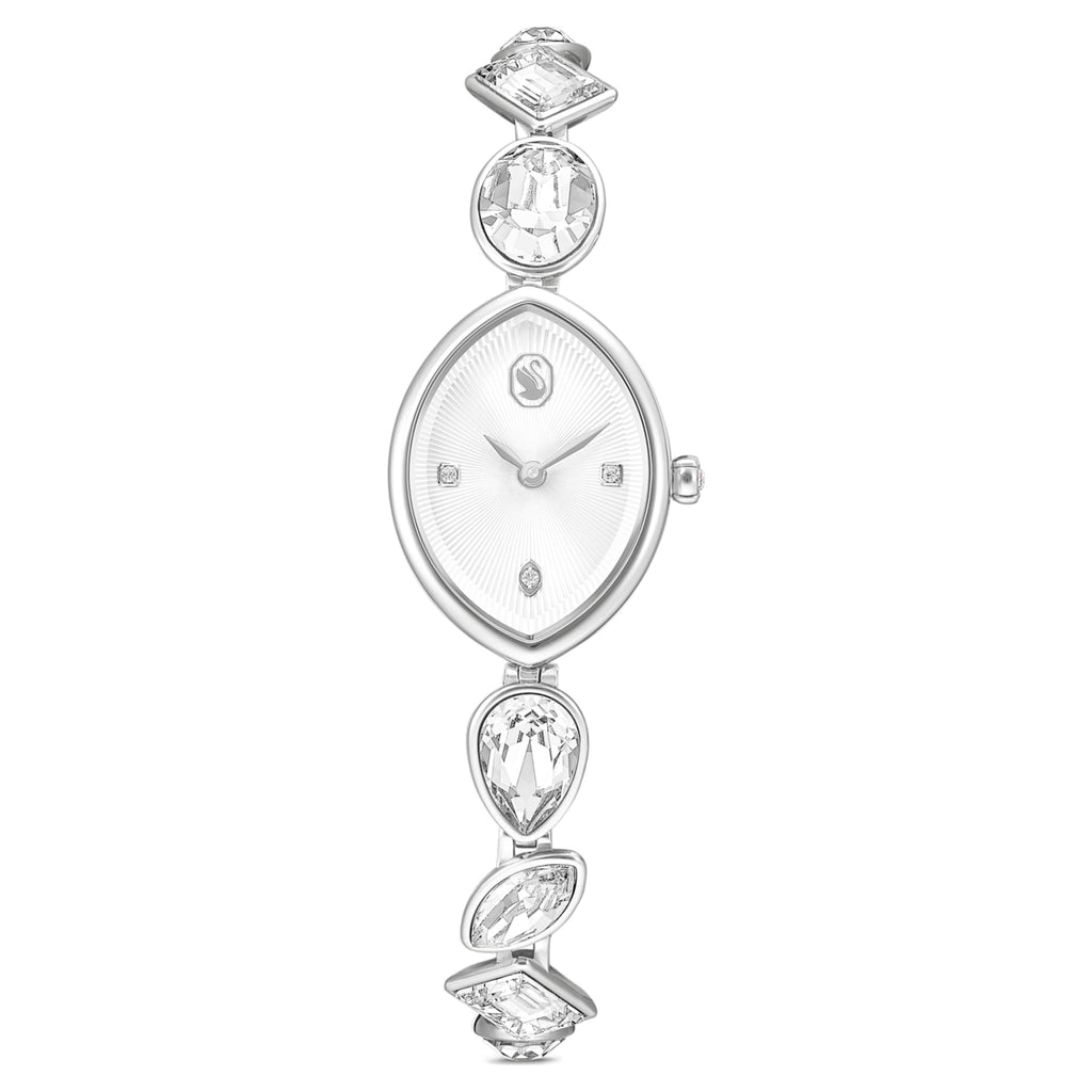Swarovski Gema watch Crystal bracelet, Silver tone, Stainless steel