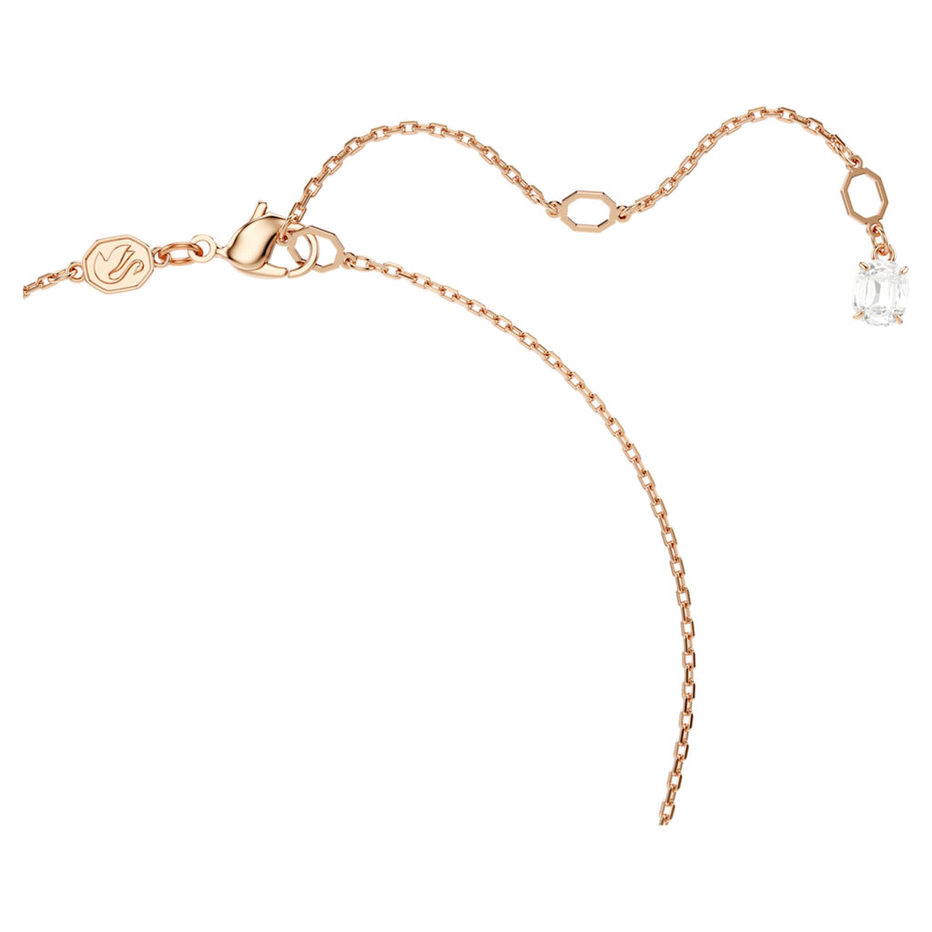 Swarovski Mesmera set Pear cut, Octagon cut, White, 18K rose gold finish
