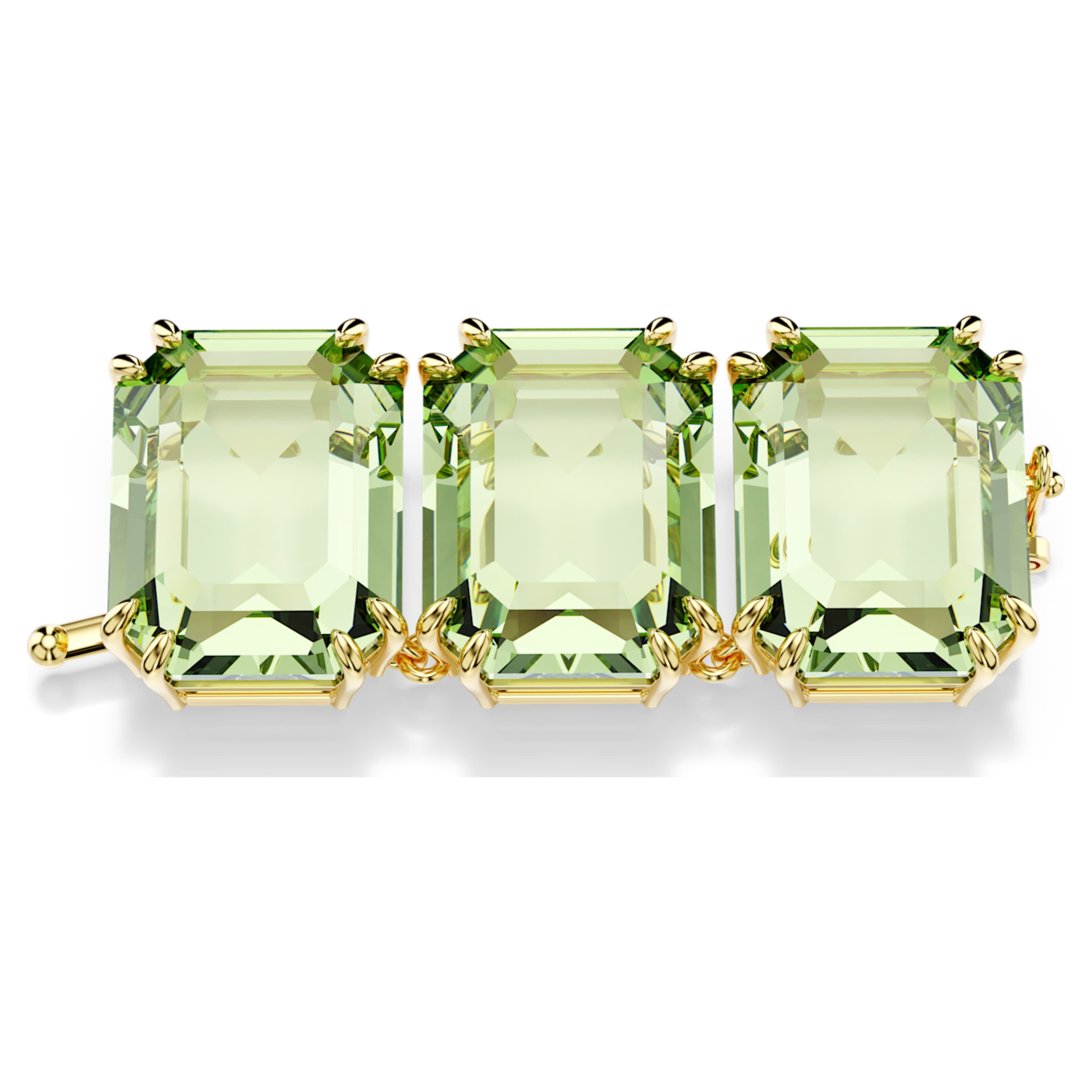 Swarovski Millenia extender Octagon cut, White, Rhodium plated