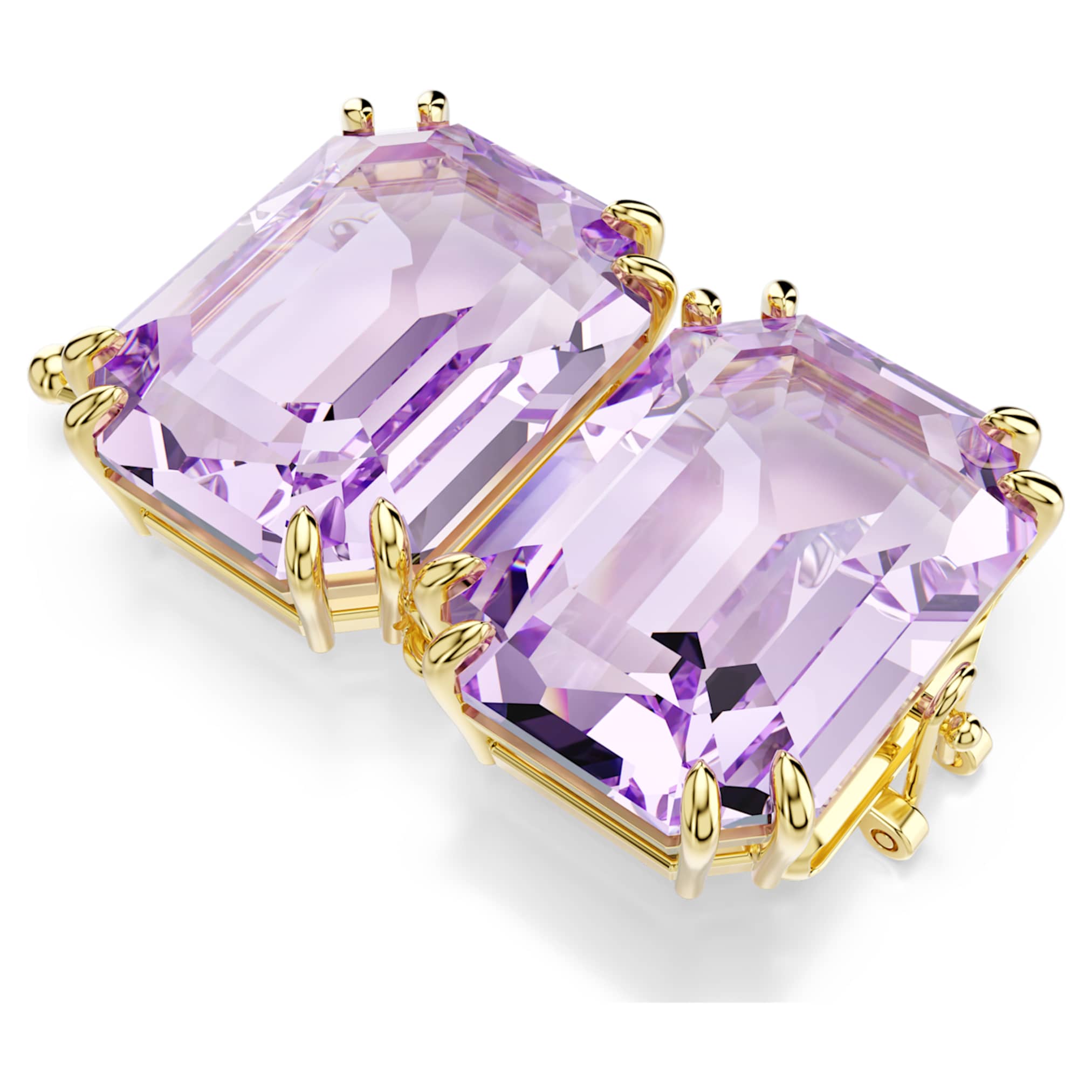 Swarovski Millenia Extender Octagon cut, Purple, 18K gold finish