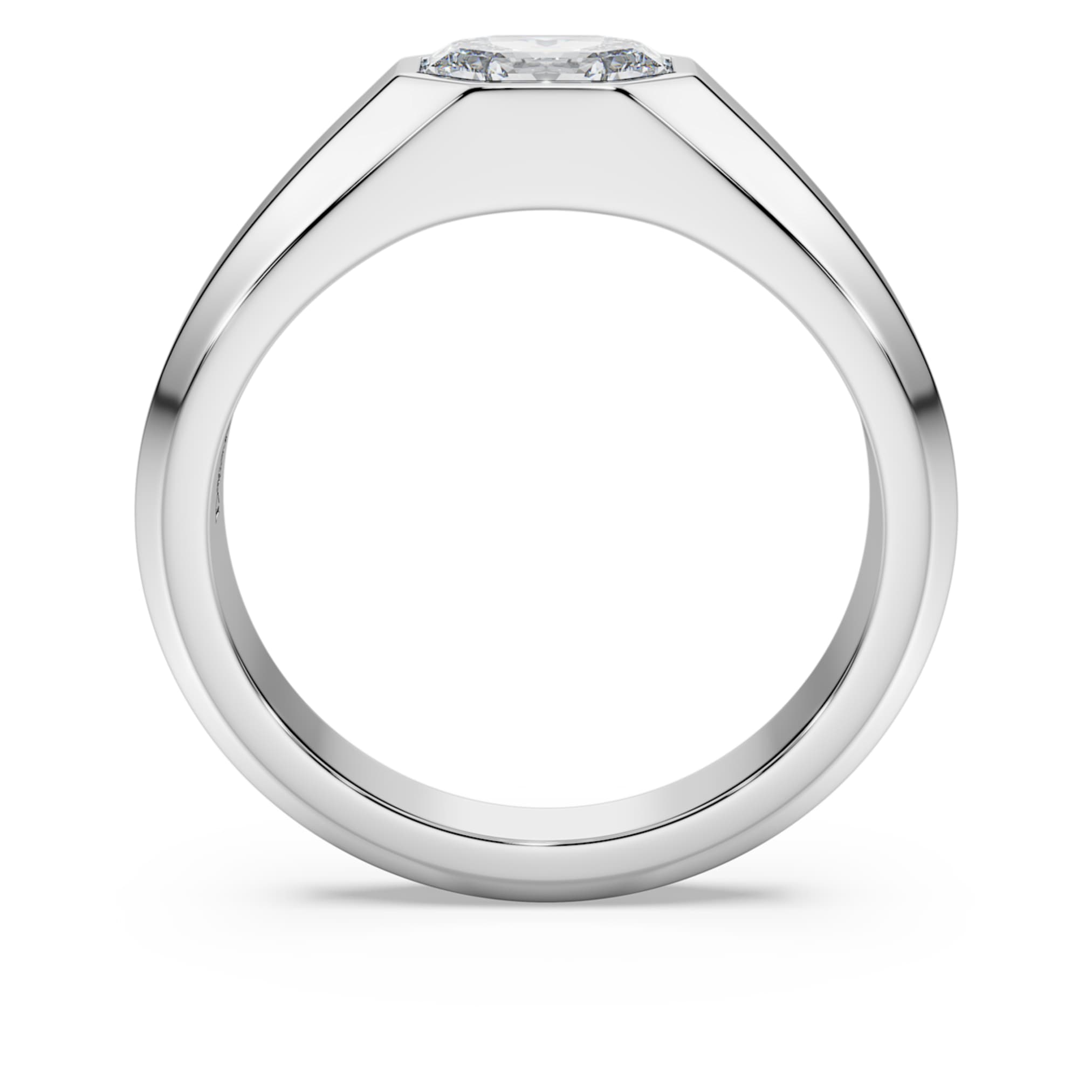 Swarovski Octagon band ring Lab-grown diamonds 1.0 ct tw, Octagon shape, 14K white gold