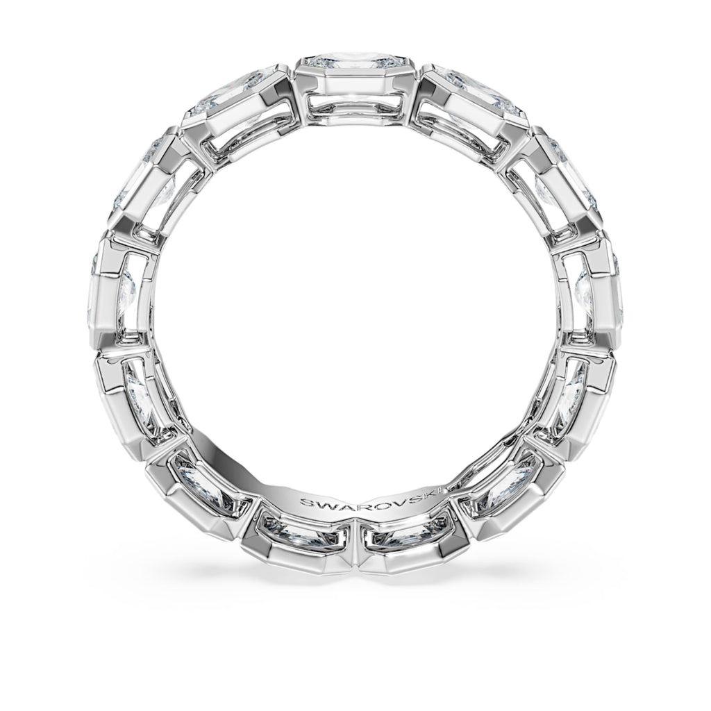 Swarovski Octagon band ring Lab-grown diamonds 2.4 ct tw, Octagon shape, 14K white gold