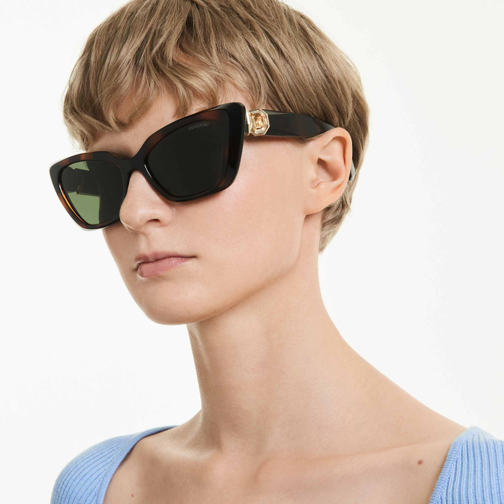 Swarovski Sunglasses Cat-eye shape, SK6047, Light brown