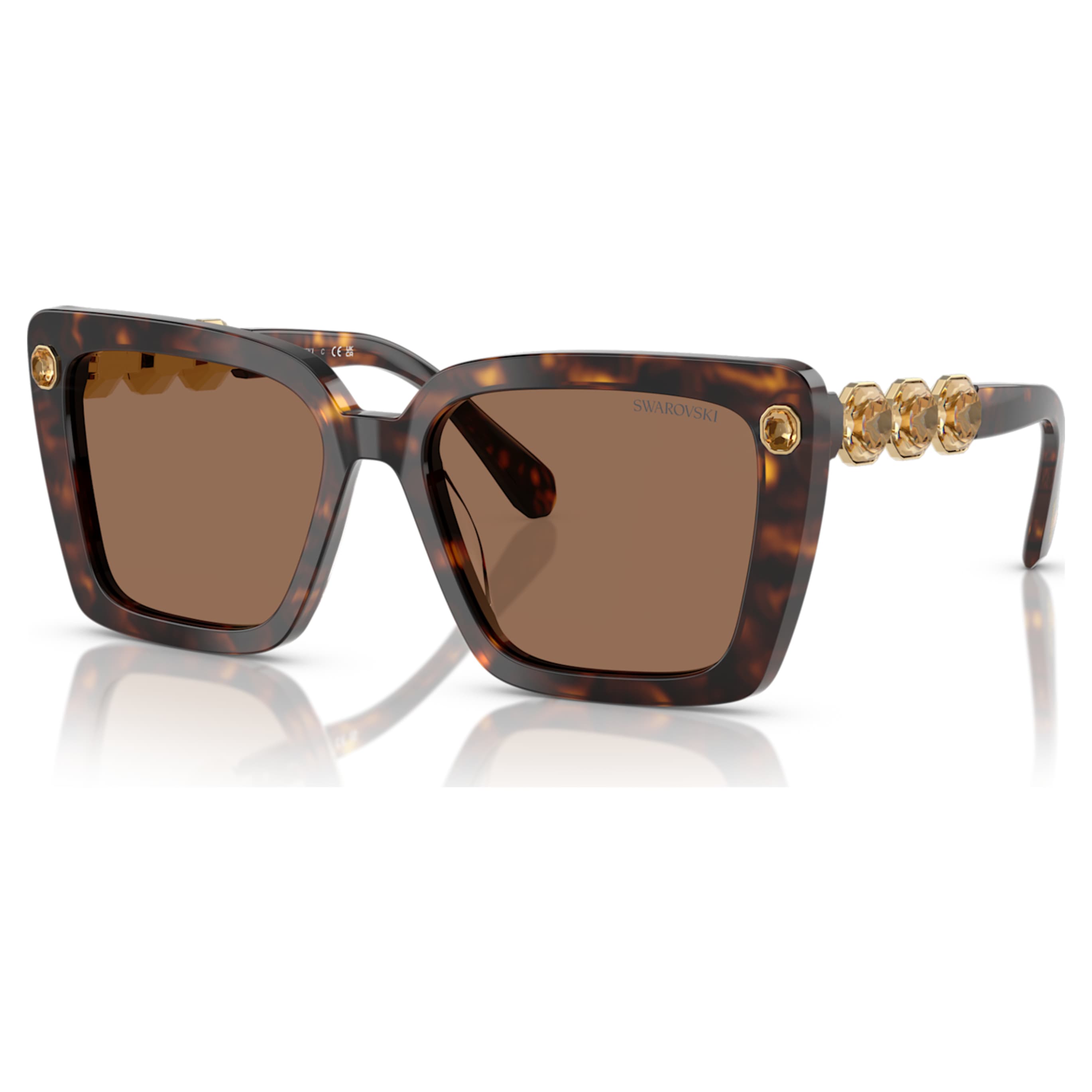 Swarovski Sunglasses Square shape, SK6032, Green